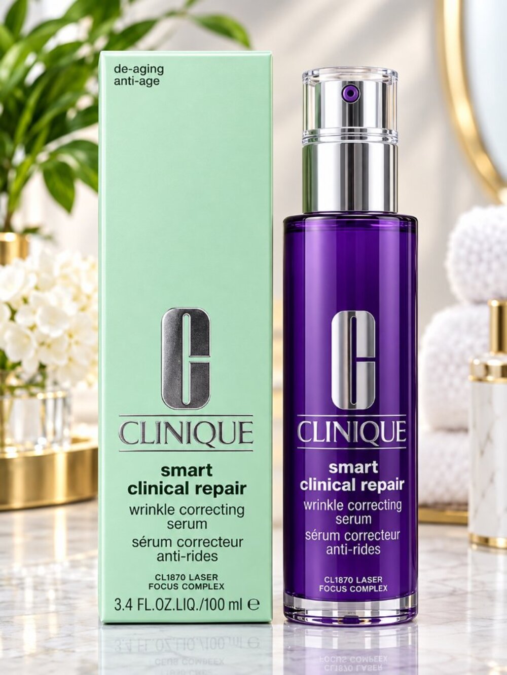 Clinique Smart Clinical repair™ wrinkle correcting serum 3.4 oz / 100ml New